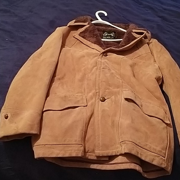 VintageRough out leather jacket - Picture 1 of 4